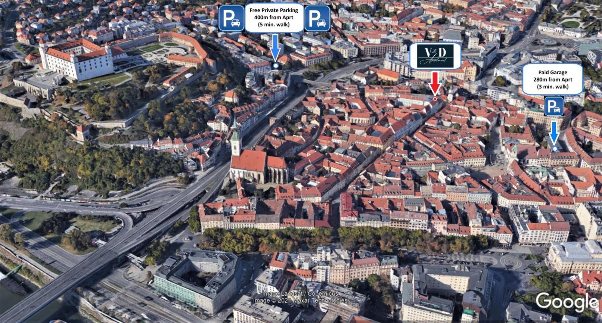 New Design & High Standard Apt From 16Th Century In Old Town-Free Parking Bratislava Exteriér fotografie